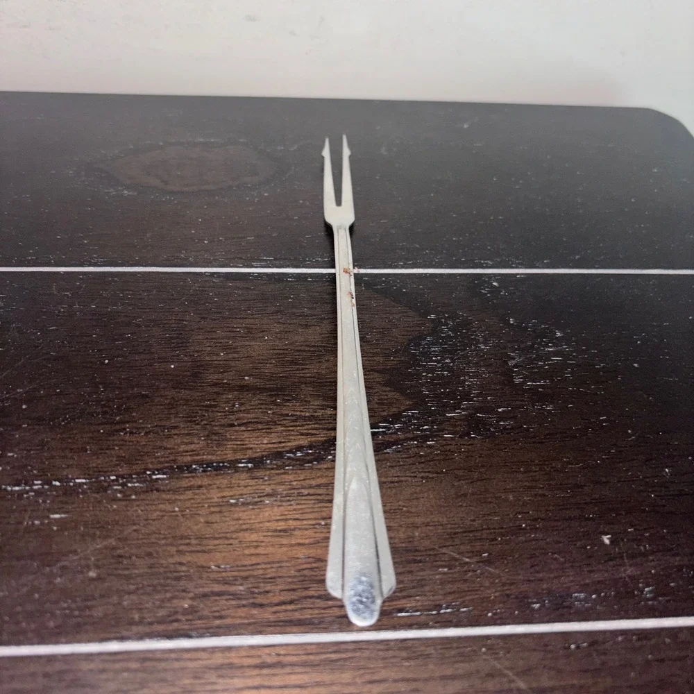 Vintage‎ | Ekco EKS7 Stainless USA Glossy Flatware Seafood Fork-ONE